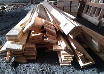 pallet wood strips